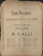Fiori melodici raccolta di motivi favoriti d'Opere teatrali, trascritti in forma di piccoli Divertimenti brillanti e facili per due flauti concertanti : 10.  Saffo, op. 124